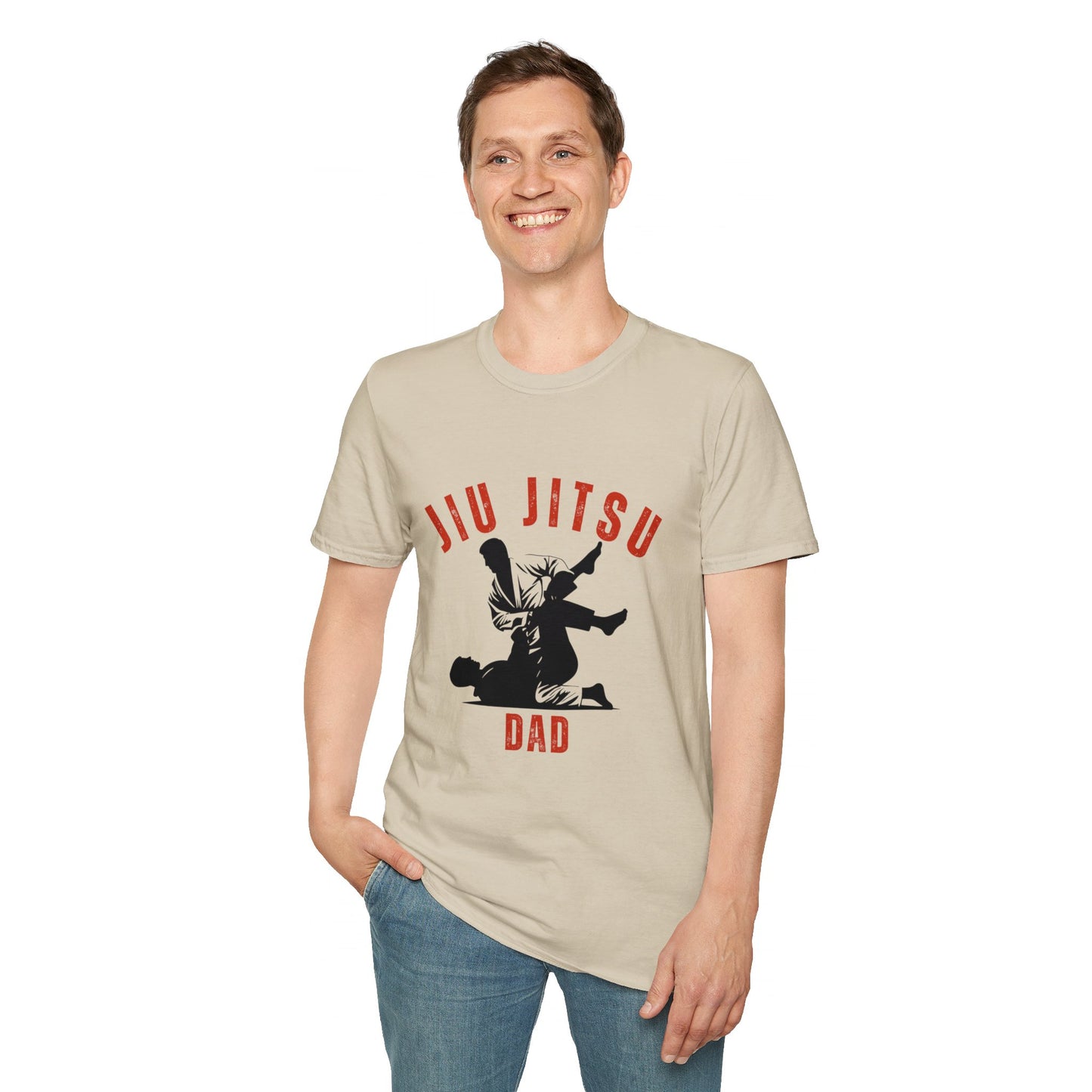 Jiu Jitsu Dad Softstyle T-Shirt