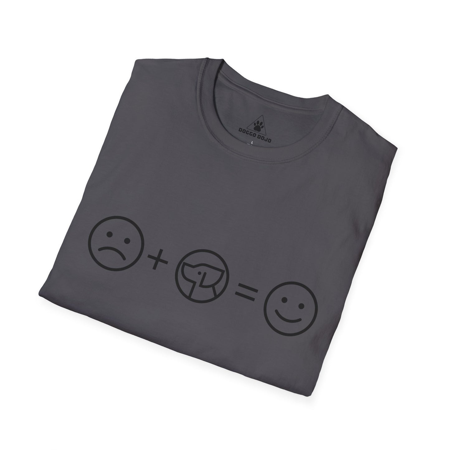 Sad + dogs = Happy T-Shirt