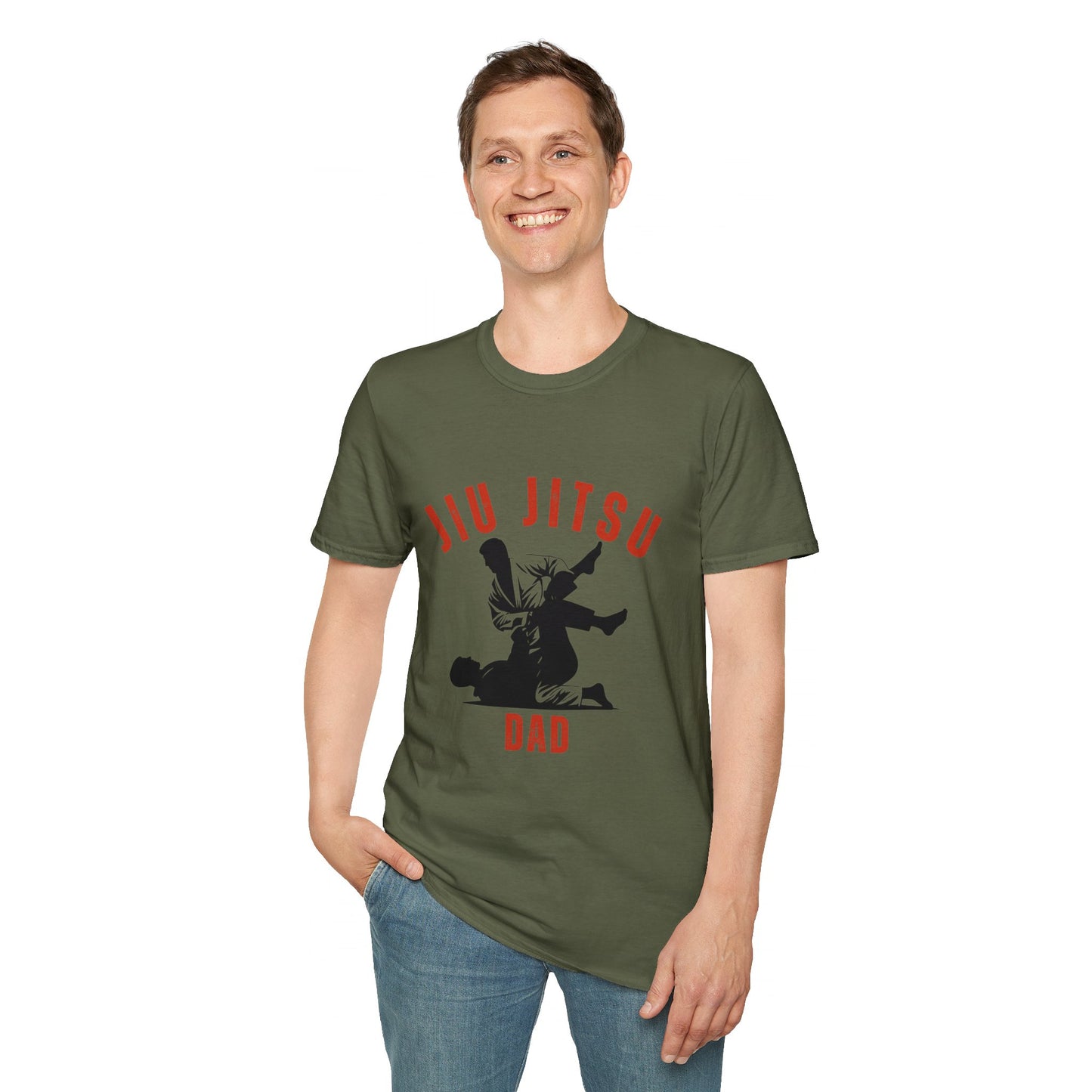 Jiu Jitsu Dad Softstyle T-Shirt
