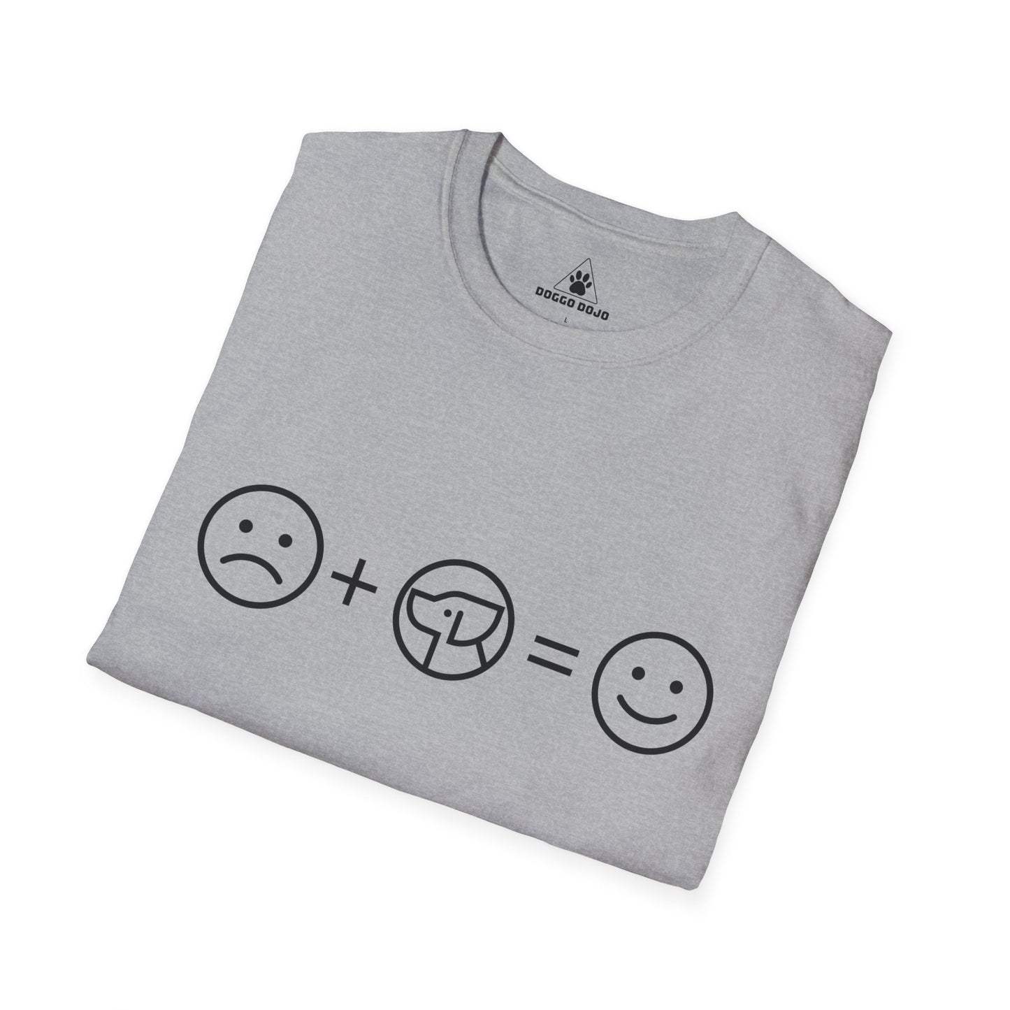 Sad + dogs = Happy T-Shirt