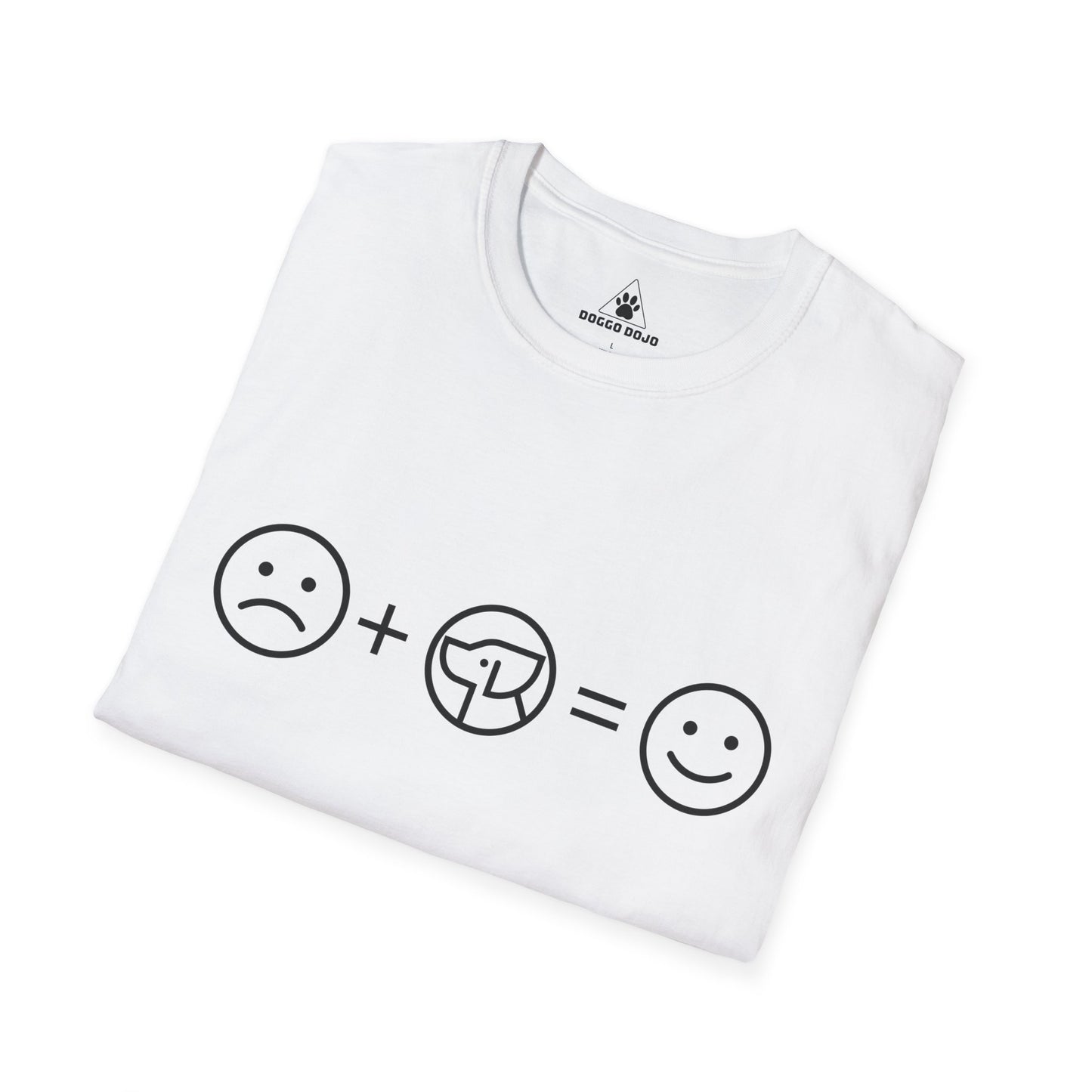 Sad + dogs = Happy T-Shirt