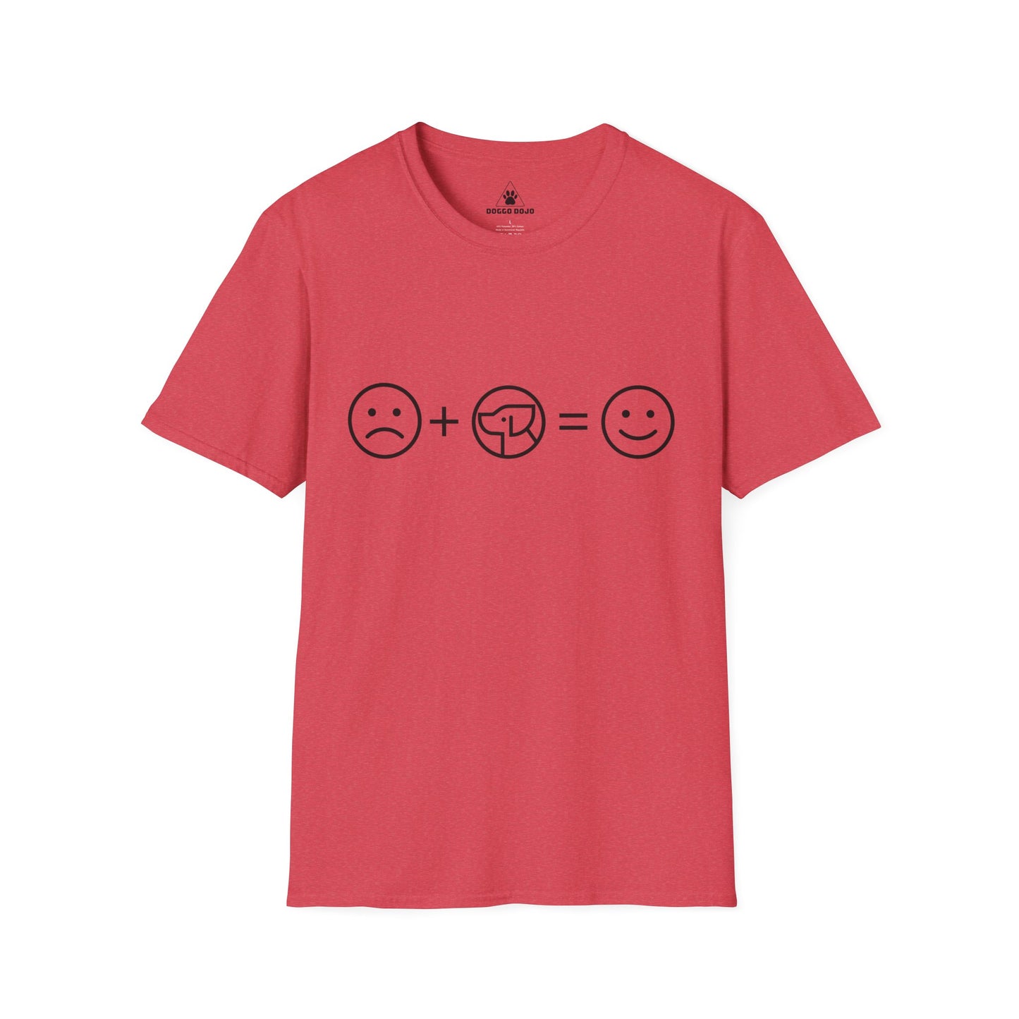 Sad + dogs = Happy T-Shirt