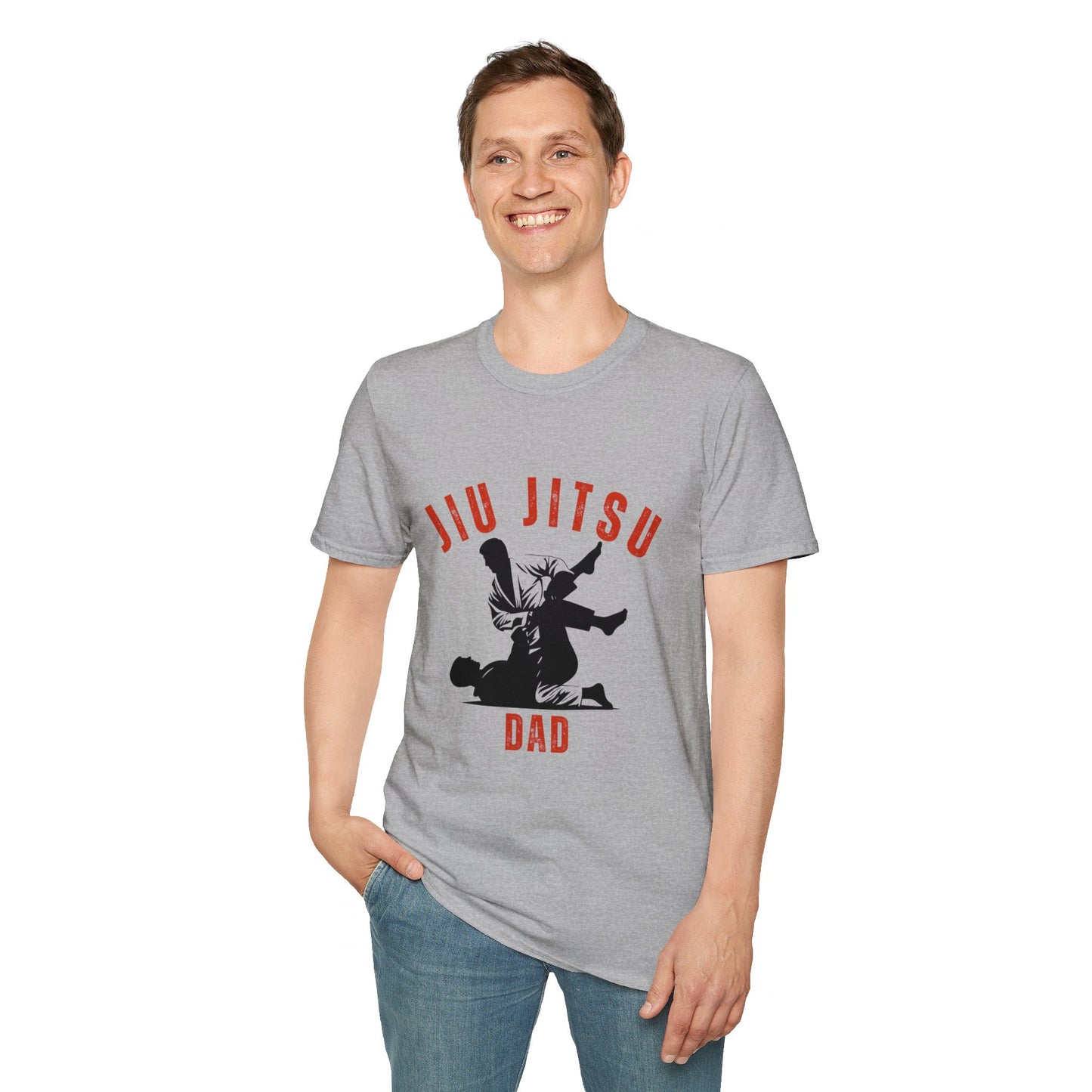 Jiu Jitsu Dad Softstyle T-Shirt