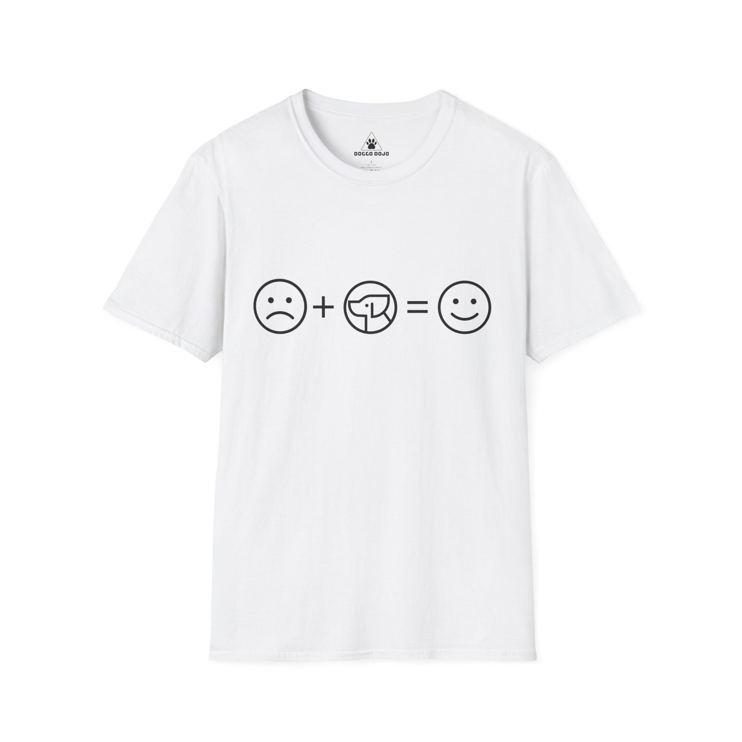 Sad + dogs = Happy T-Shirt
