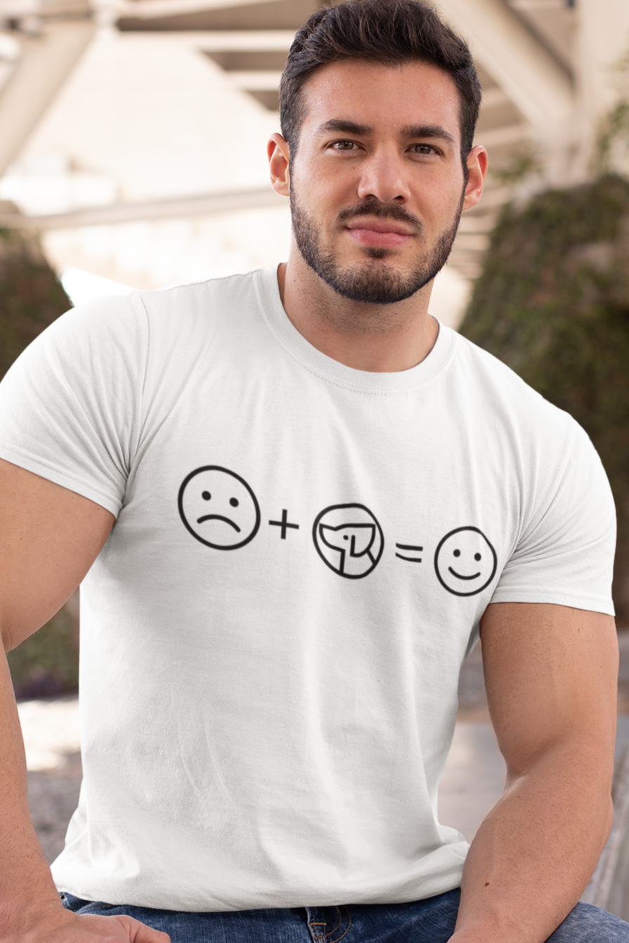 Sad + dogs = Happy T-Shirt