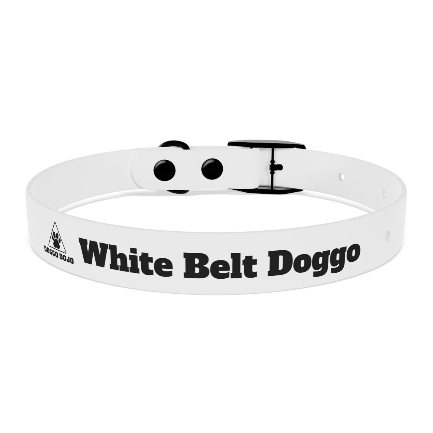 White Belt Doggo Collar