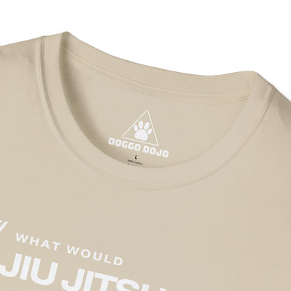 What would Jiu Jitsu Jesus do?  Unisex Softstyle T-Shirt