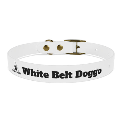 White Belt Doggo Collar