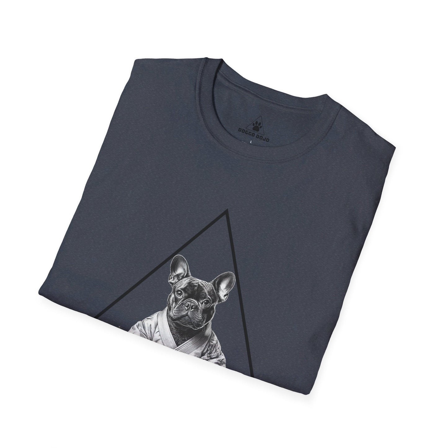 French Bulldog - JIU JITSU Unisex Softstyle T-Shirt