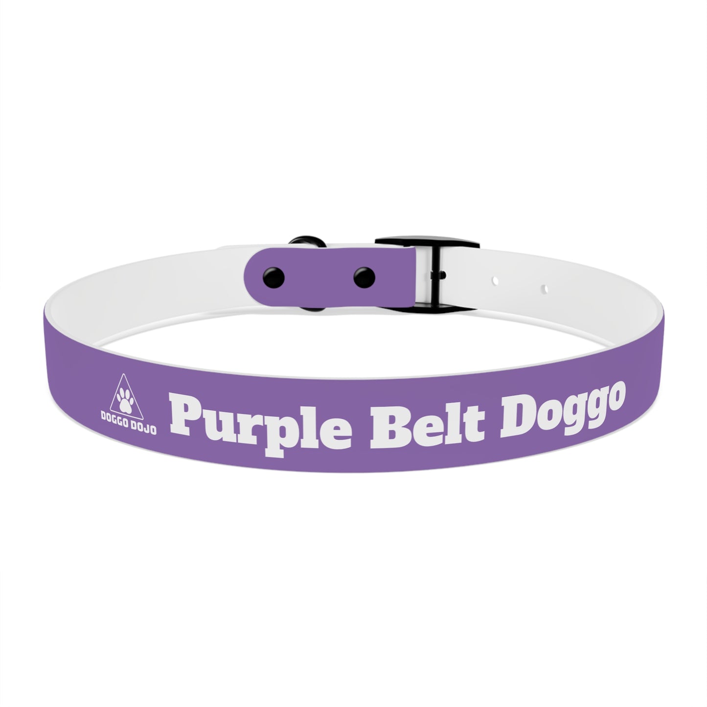 Purple Belt Doggo Collar