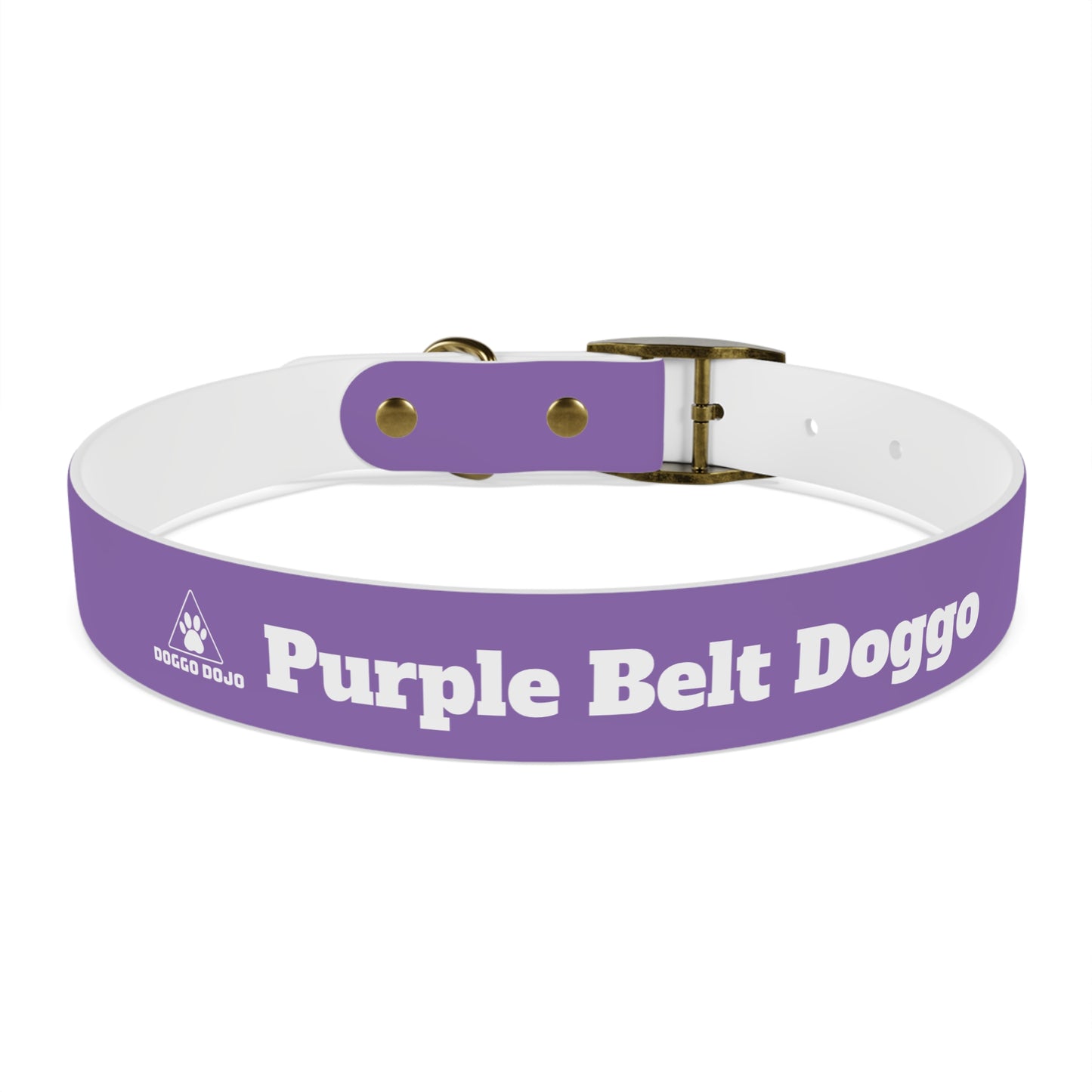 Purple Belt Doggo Collar