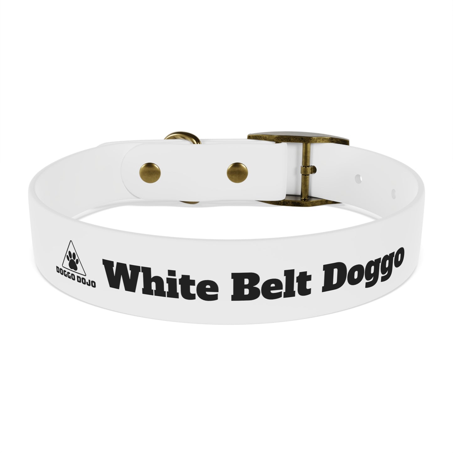 White Belt Doggo Collar