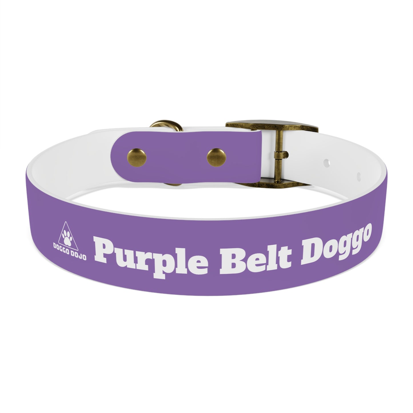 Purple Belt Doggo Collar