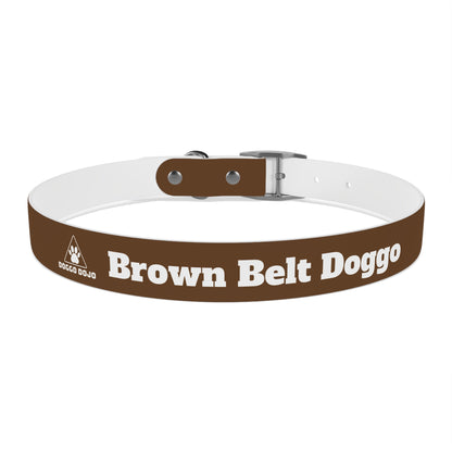 Brown Belt Doggo Collar