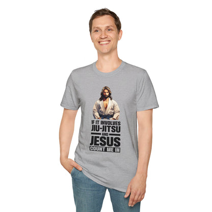 Jiu Jitsu Jesus Unisex Softstyle T-Shirt