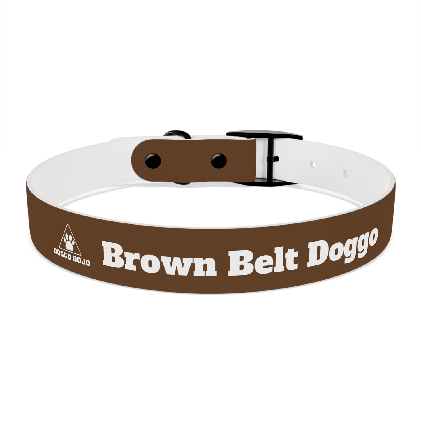 Brown Belt Doggo Collar