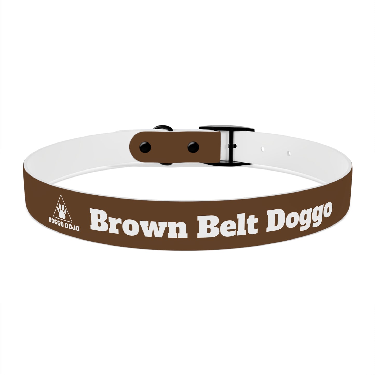 Brown Belt Doggo Collar