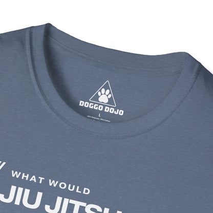 What would Jiu Jitsu Jesus do?  Unisex Softstyle T-Shirt