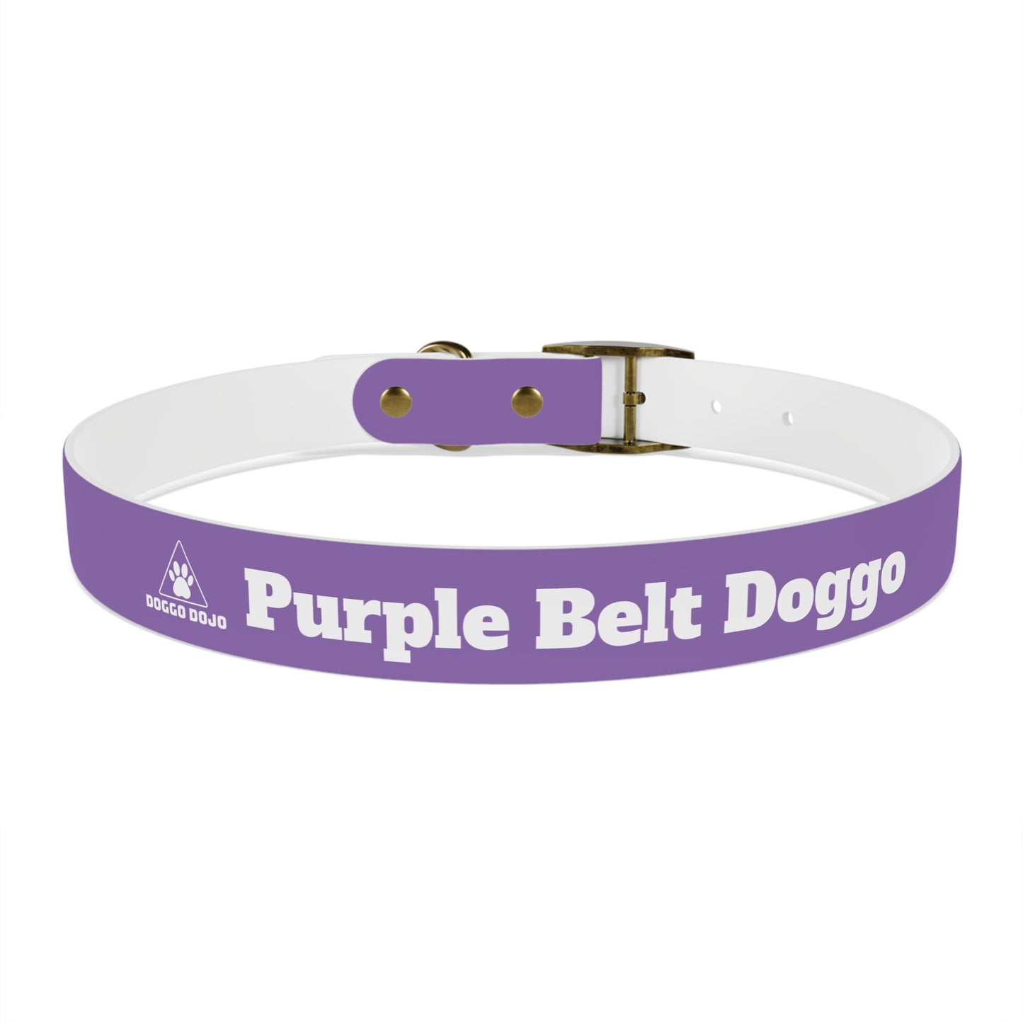 Purple Belt Doggo Collar