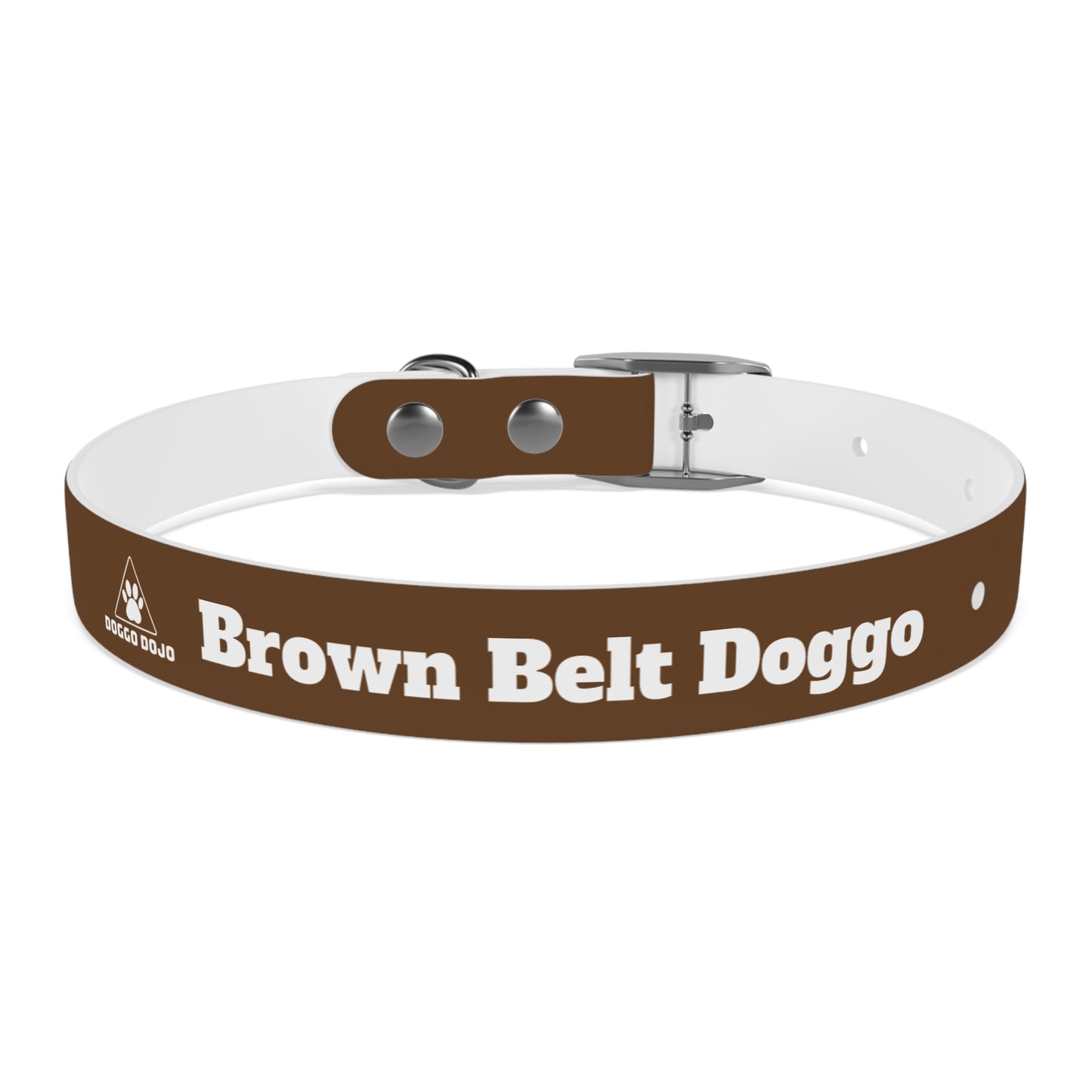 Brown Belt Doggo Collar