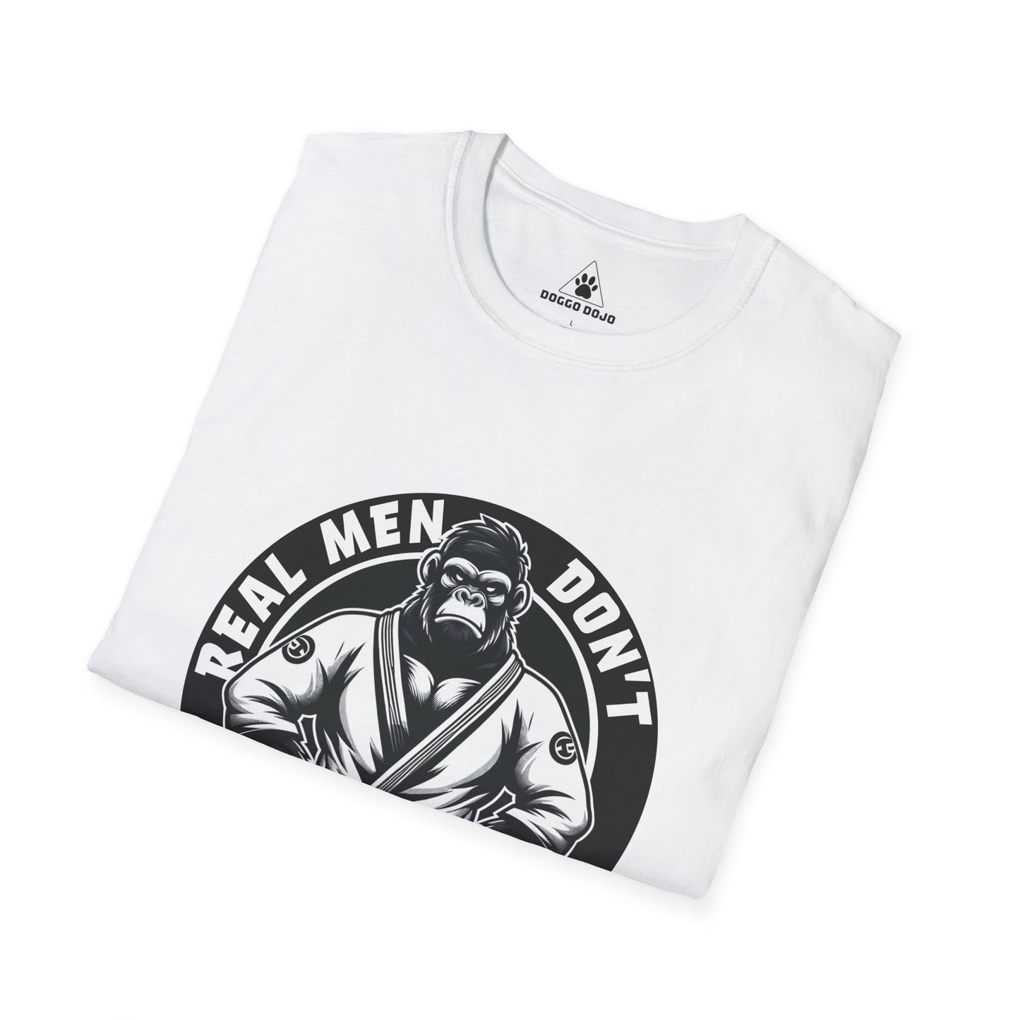 REAL MEN DON'T PULL GUARD Unisex Softstyle T-Shirt