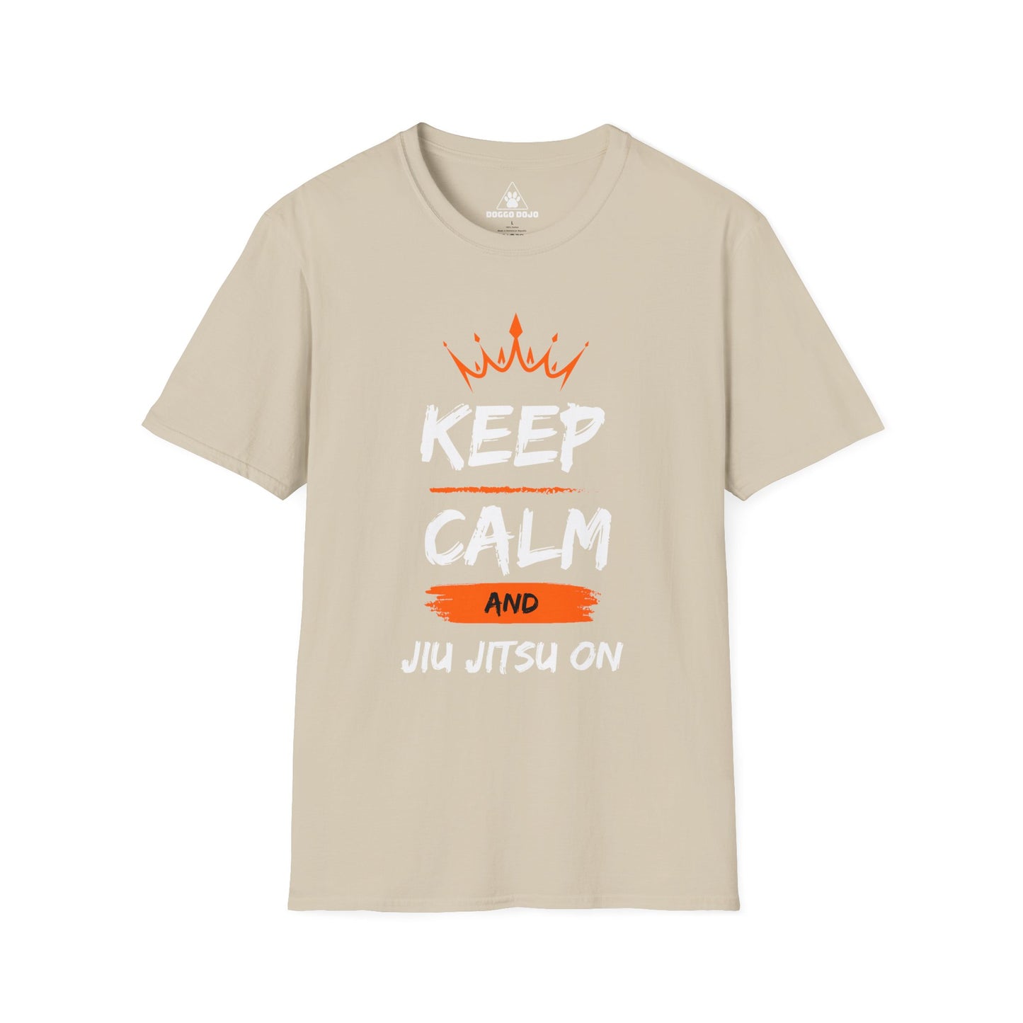 Keep Calm and Jiu Jitsu On Unisex Softstyle T-Shirt