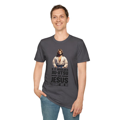 Jiu Jitsu Jesus Unisex Softstyle T-Shirt