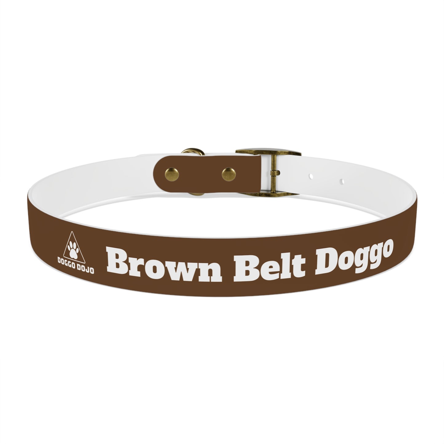 Brown Belt Doggo Collar