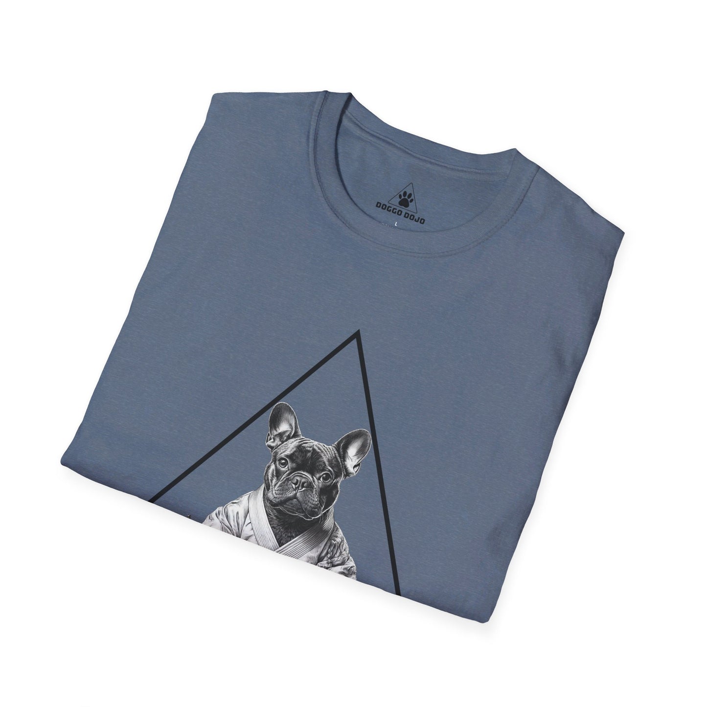 French Bulldog - JIU JITSU Unisex Softstyle T-Shirt