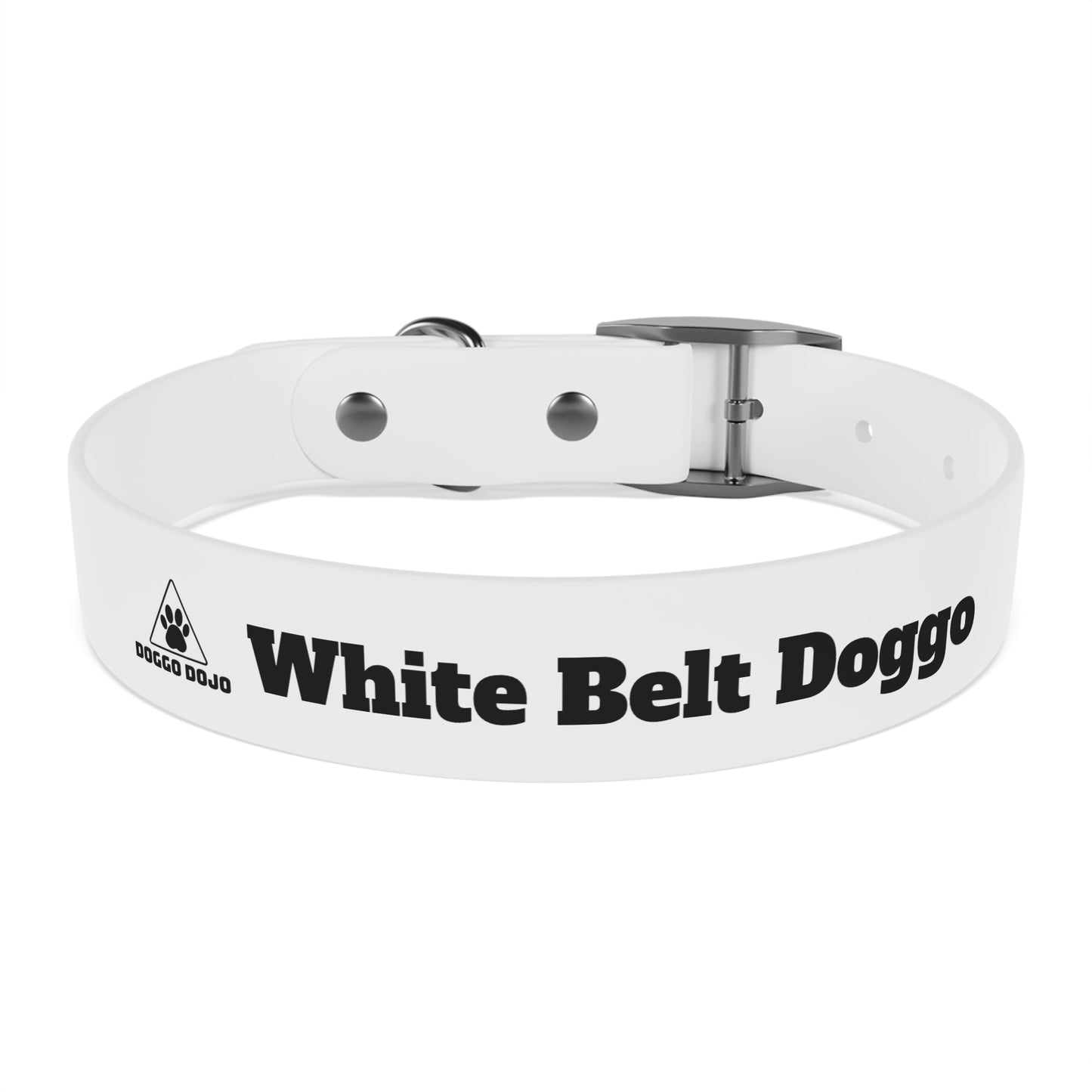 White Belt Doggo Collar