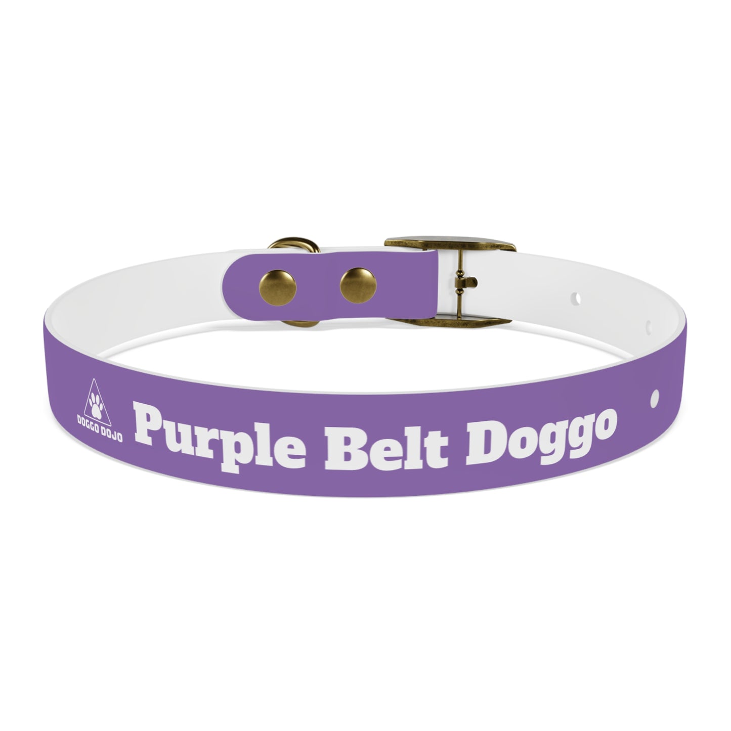 Purple Belt Doggo Collar