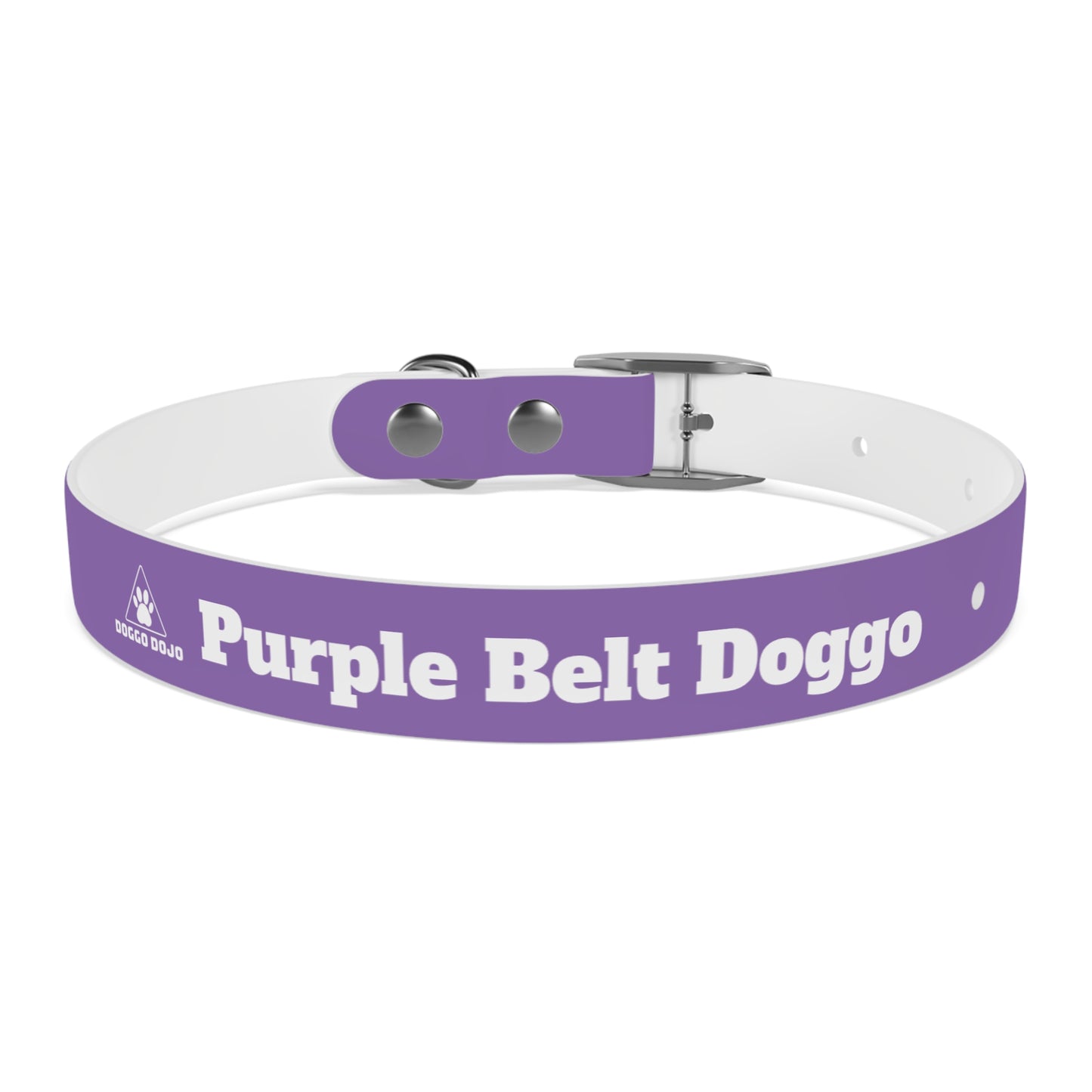 Purple Belt Doggo Collar