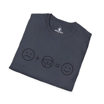 T-Shirt — Smile Formula Design (Sad + Dogs = Happy)