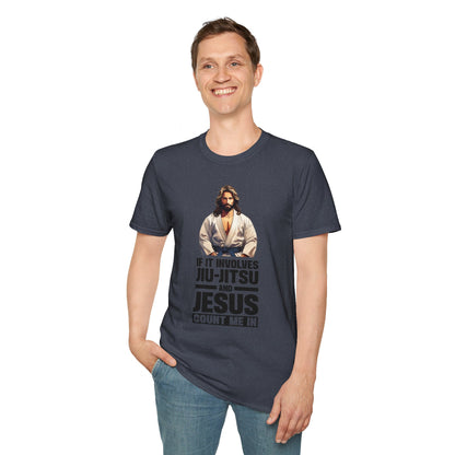 Jiu Jitsu Jesus Unisex Softstyle T-Shirt