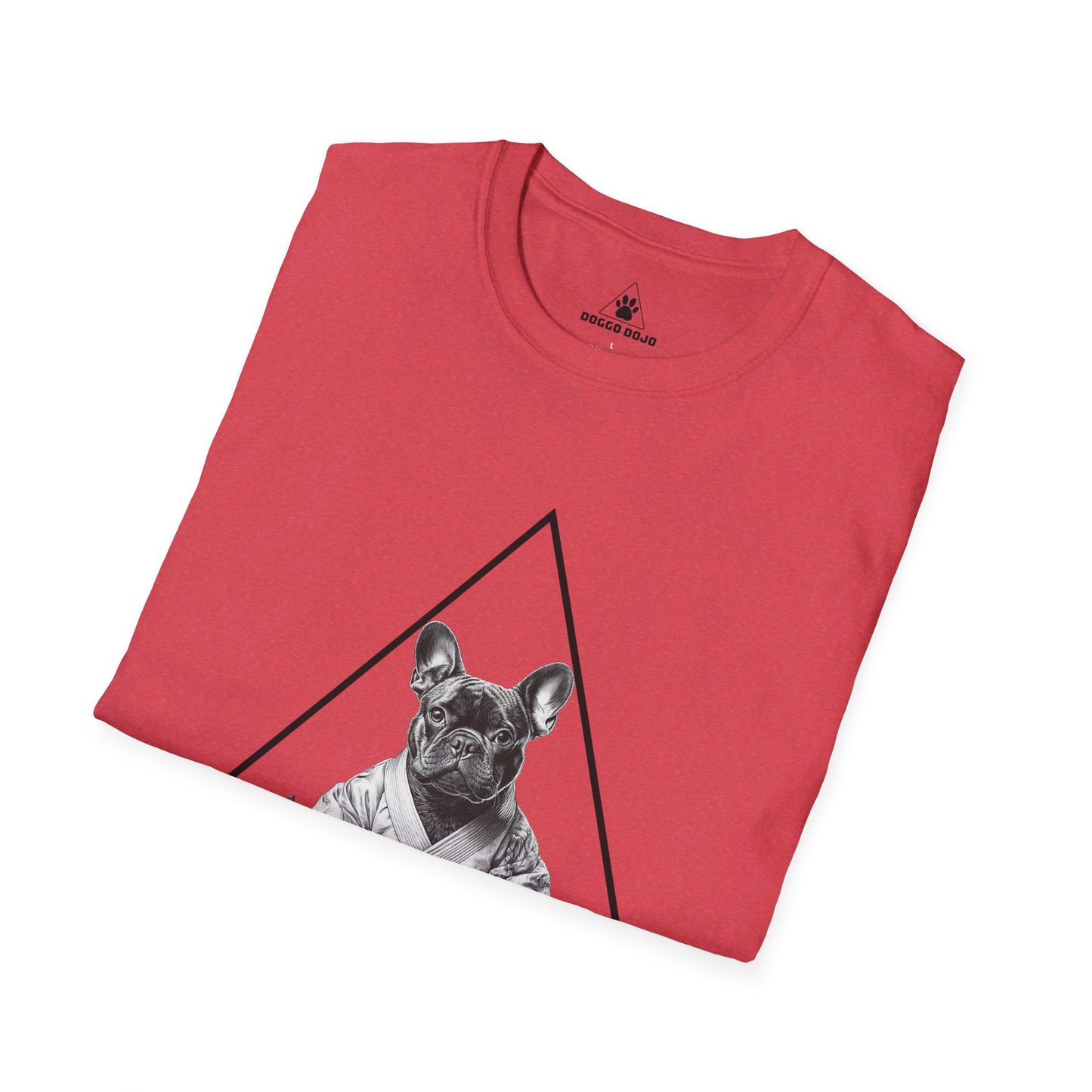 French Bulldog - JIU JITSU Unisex Softstyle T-Shirt