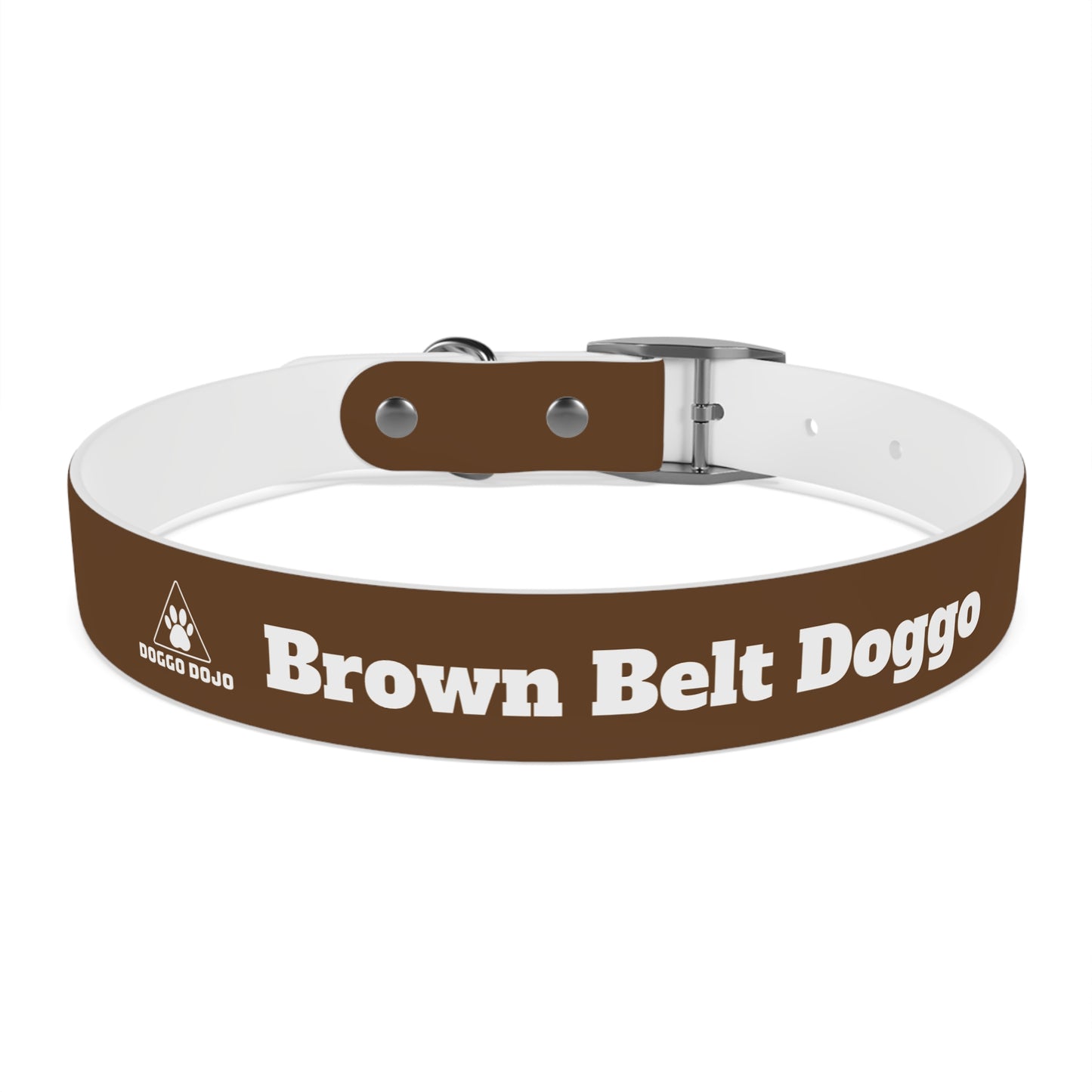 Brown Belt Doggo Collar