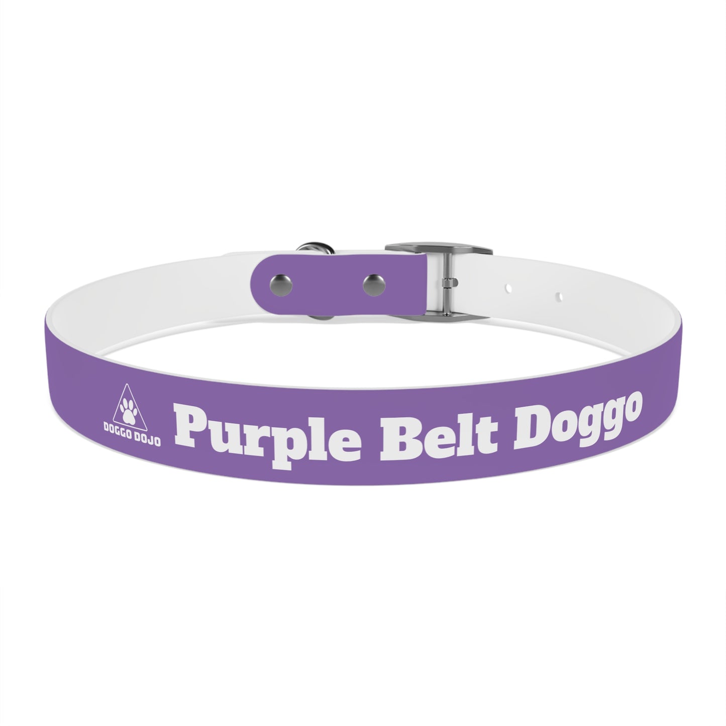 Purple Belt Doggo Collar