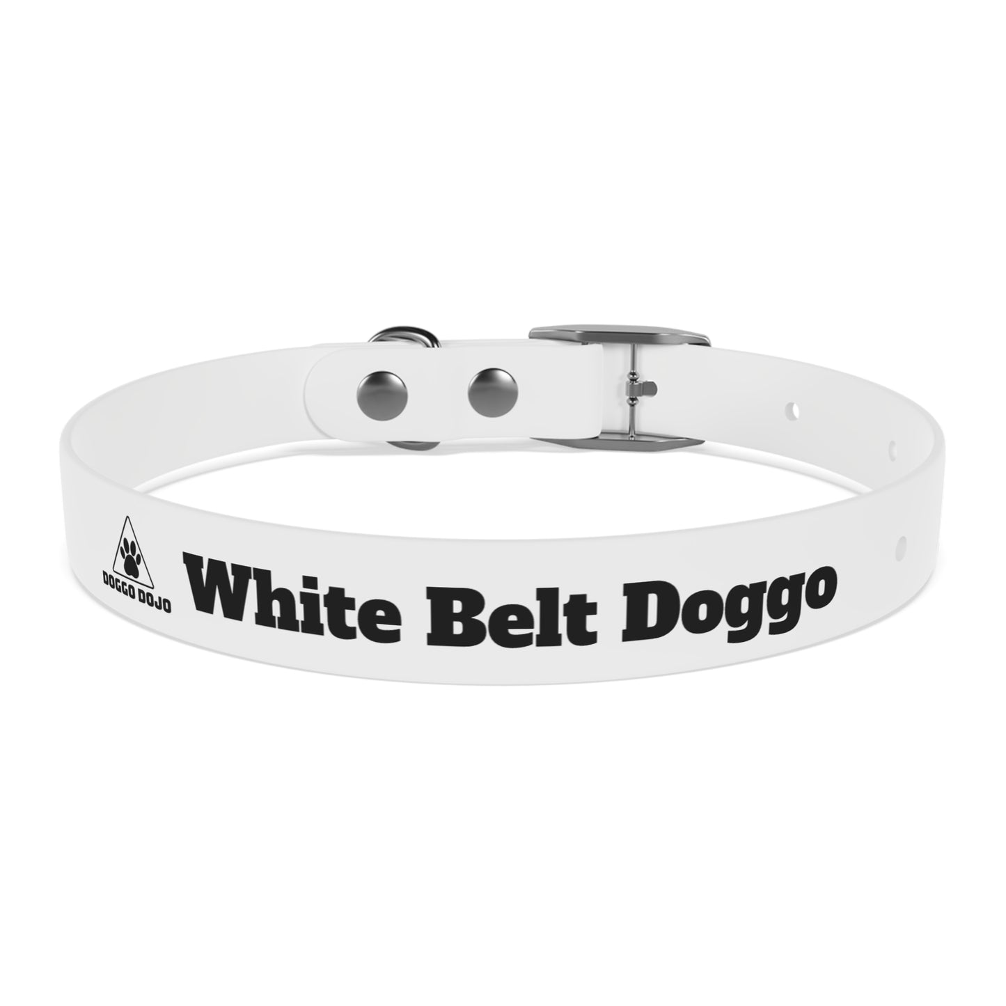 White Belt Doggo Collar