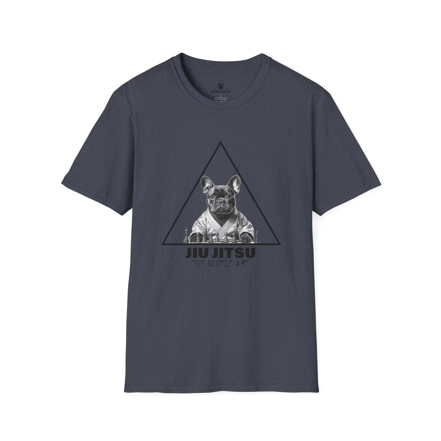 French Bulldog - JIU JITSU Unisex Softstyle T-Shirt