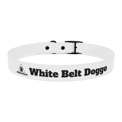 White Belt Doggo Collar