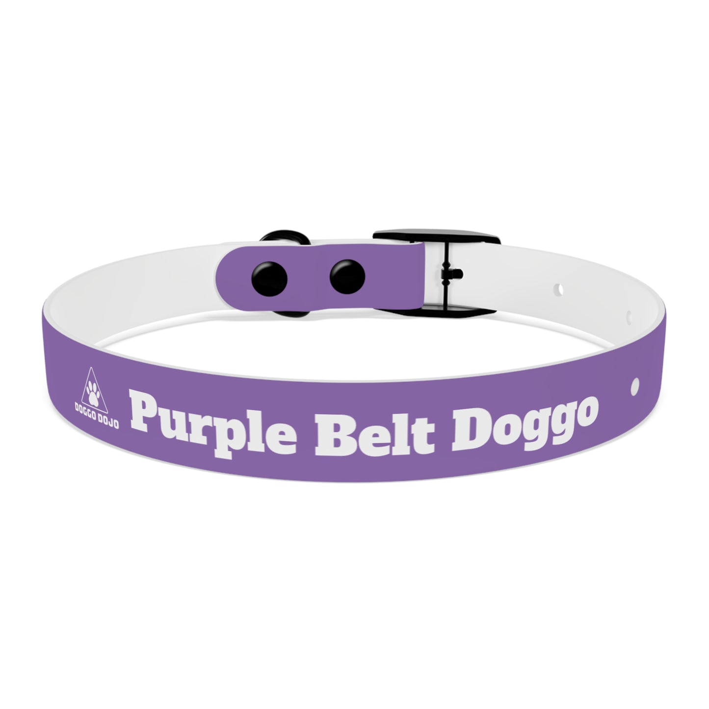 Purple Belt Doggo Collar