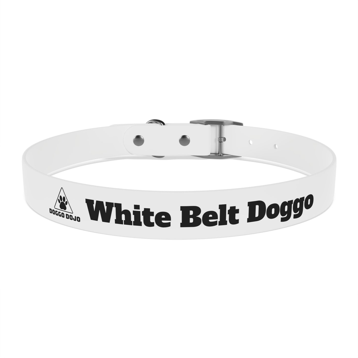 White Belt Doggo Collar