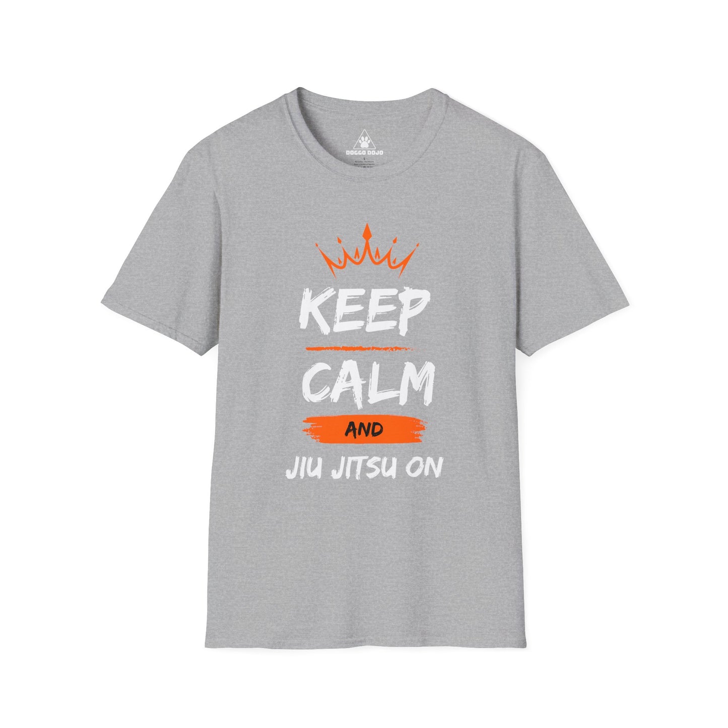 Keep Calm and Jiu Jitsu On Unisex Softstyle T-Shirt