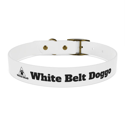 White Belt Doggo Collar