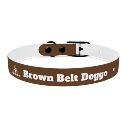 Brown Belt Doggo Collar