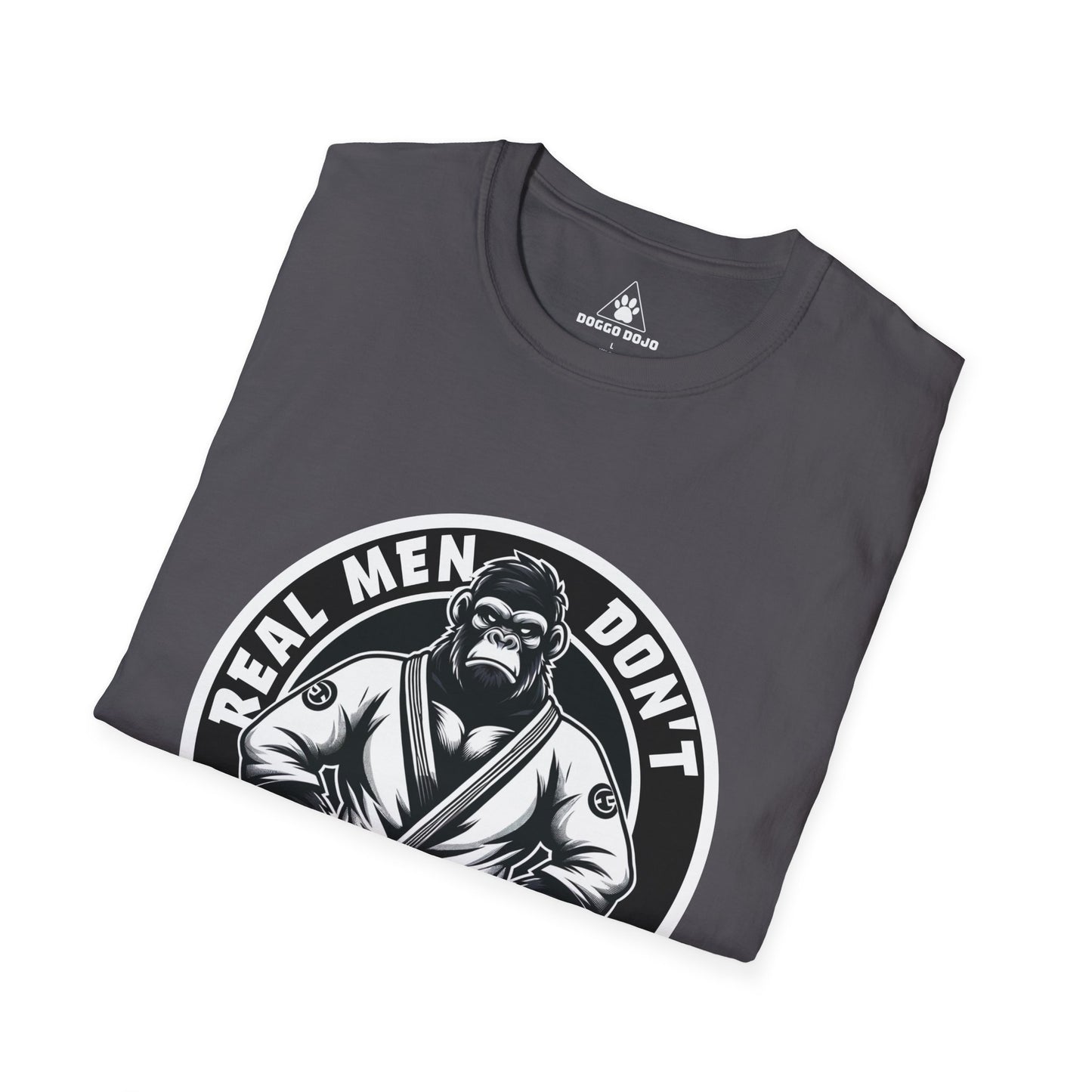 REAL MEN DON'T PULL GUARD Unisex Softstyle T-Shirt