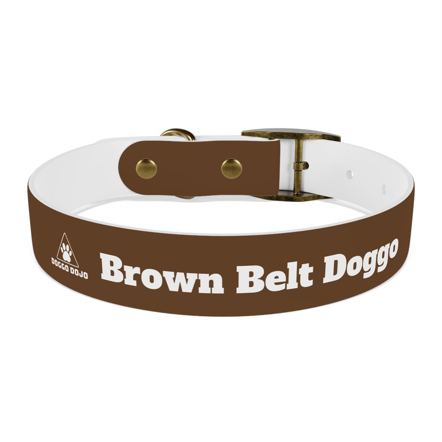 Brown Belt Doggo Collar