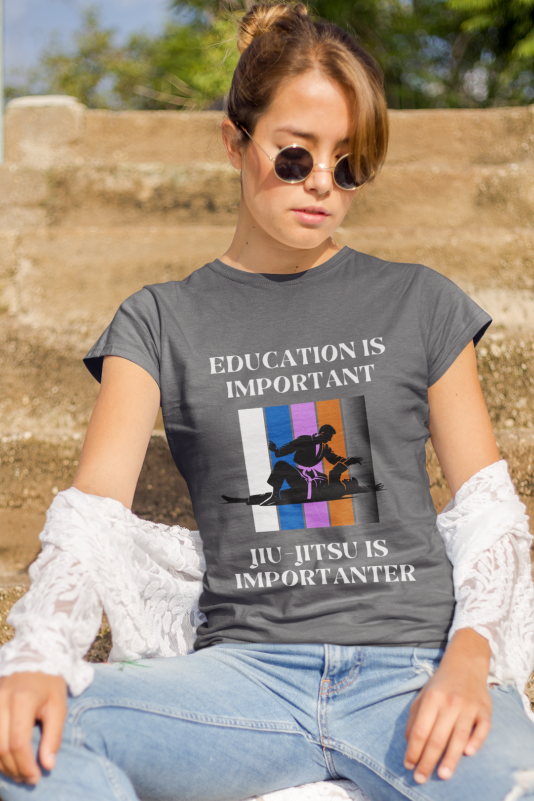 Jiu Jitsu is importanter Unisex Softstyle T-Shirt